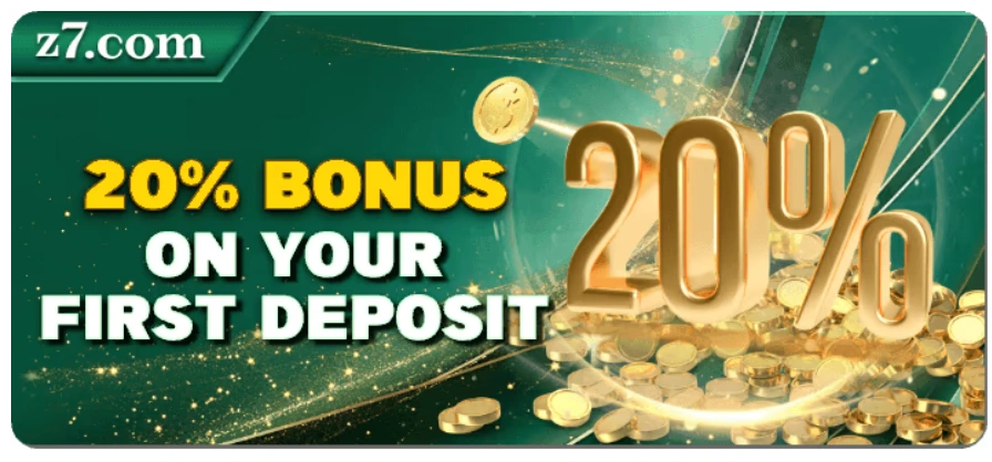 Bonus on their first deposit